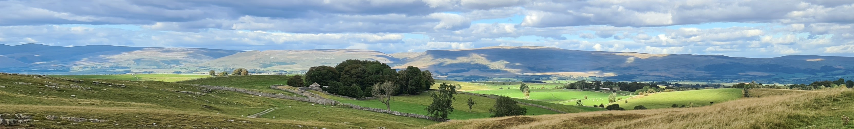 Overlooking the Eden Valley towards the Pennines from Little Asby fell